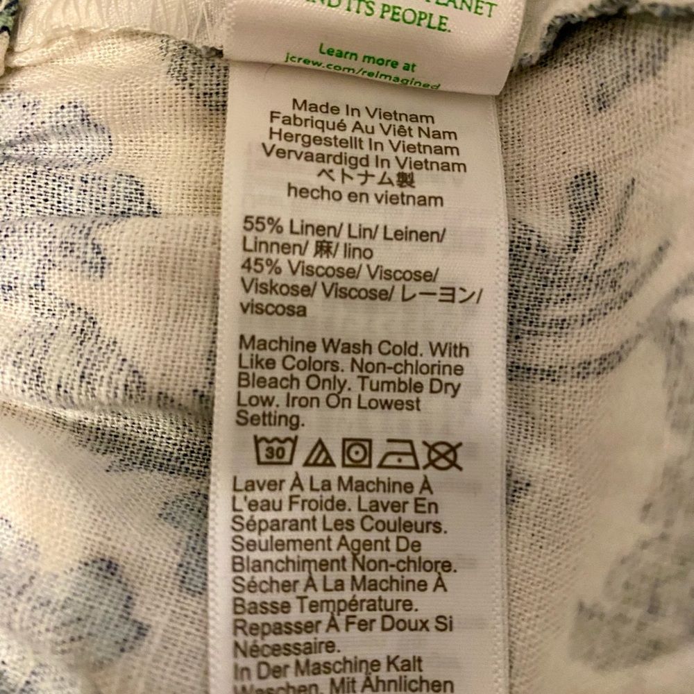 💥BOGO💥 J Crew Linen Viscose Shorts. NWOT - Picture 9 of 9